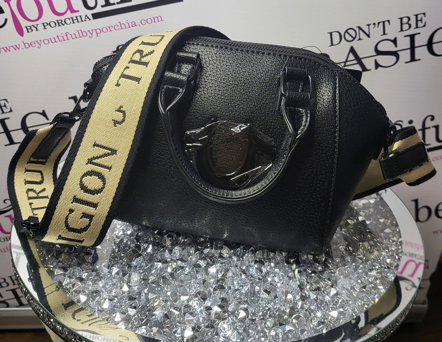 Stitched Horse Shoe Bag