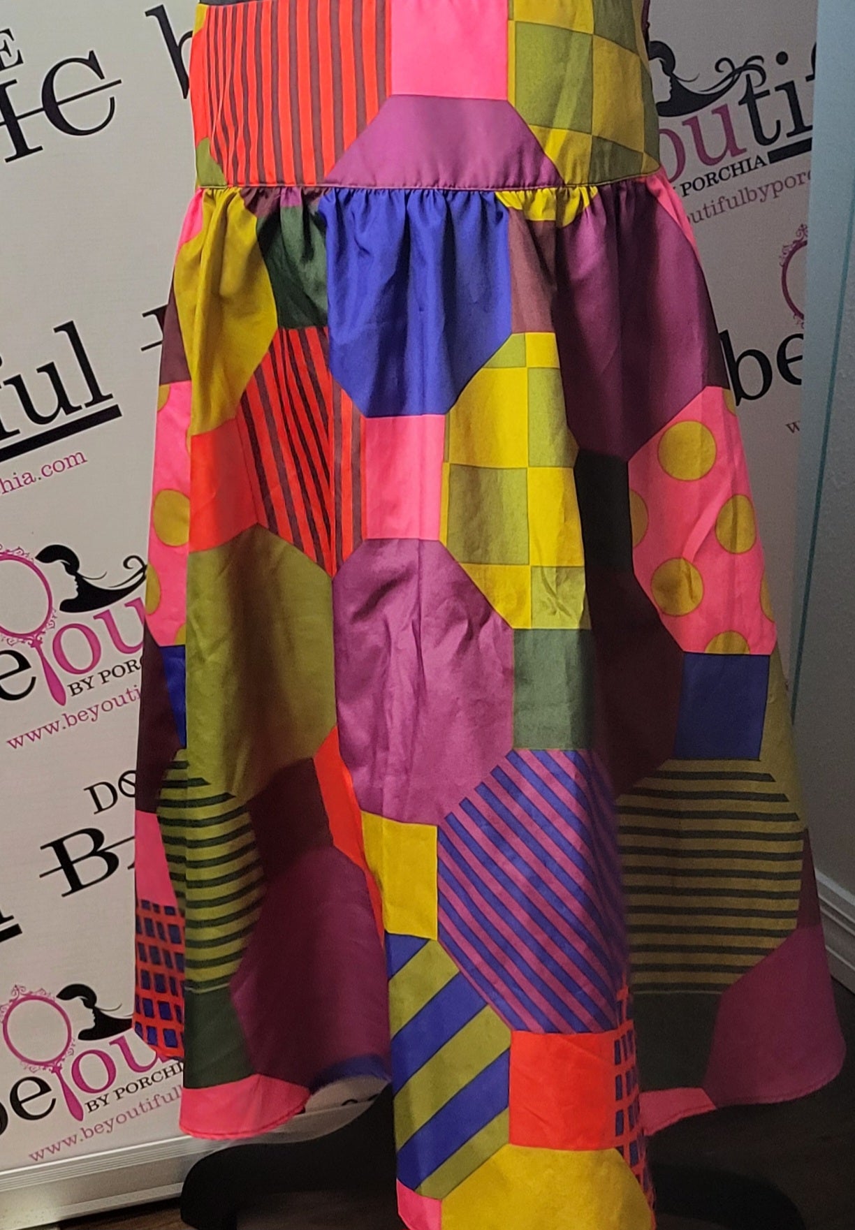 Isaac Mizrahi color time skirt
